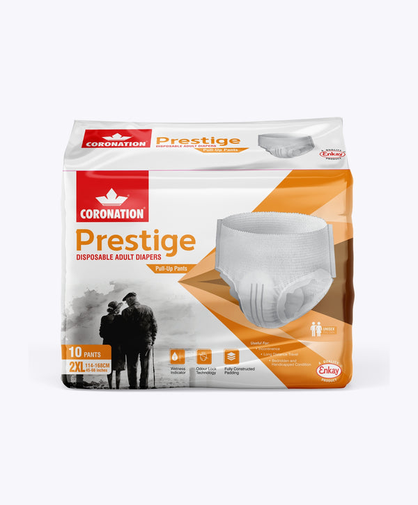 Coronation Prestige Disposable Adult Diaper - Pull Up Pants (Size - 2XL)