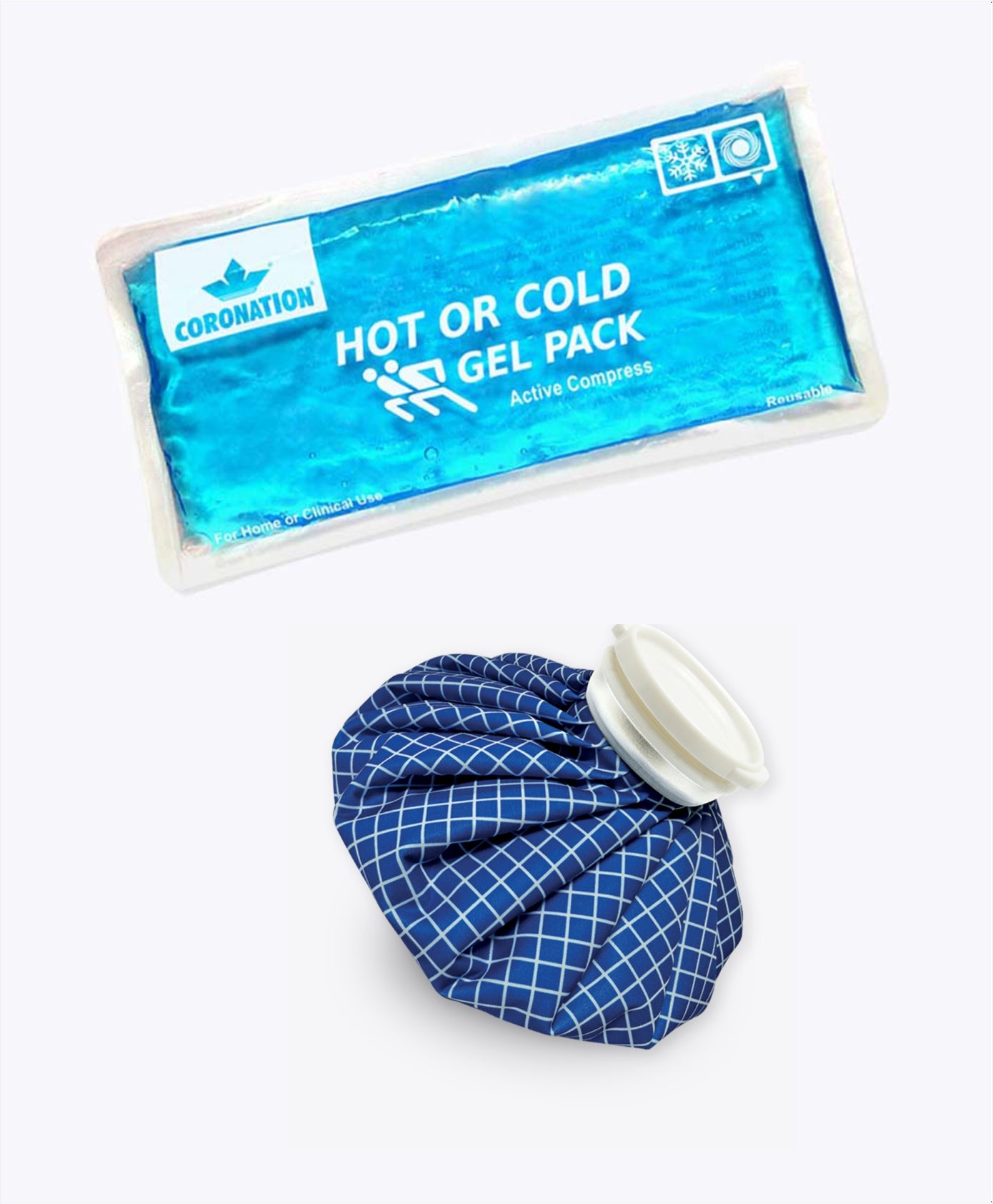 Coronation Ice Bag + Hot & Cold Gel Pack - Active Compress Combo