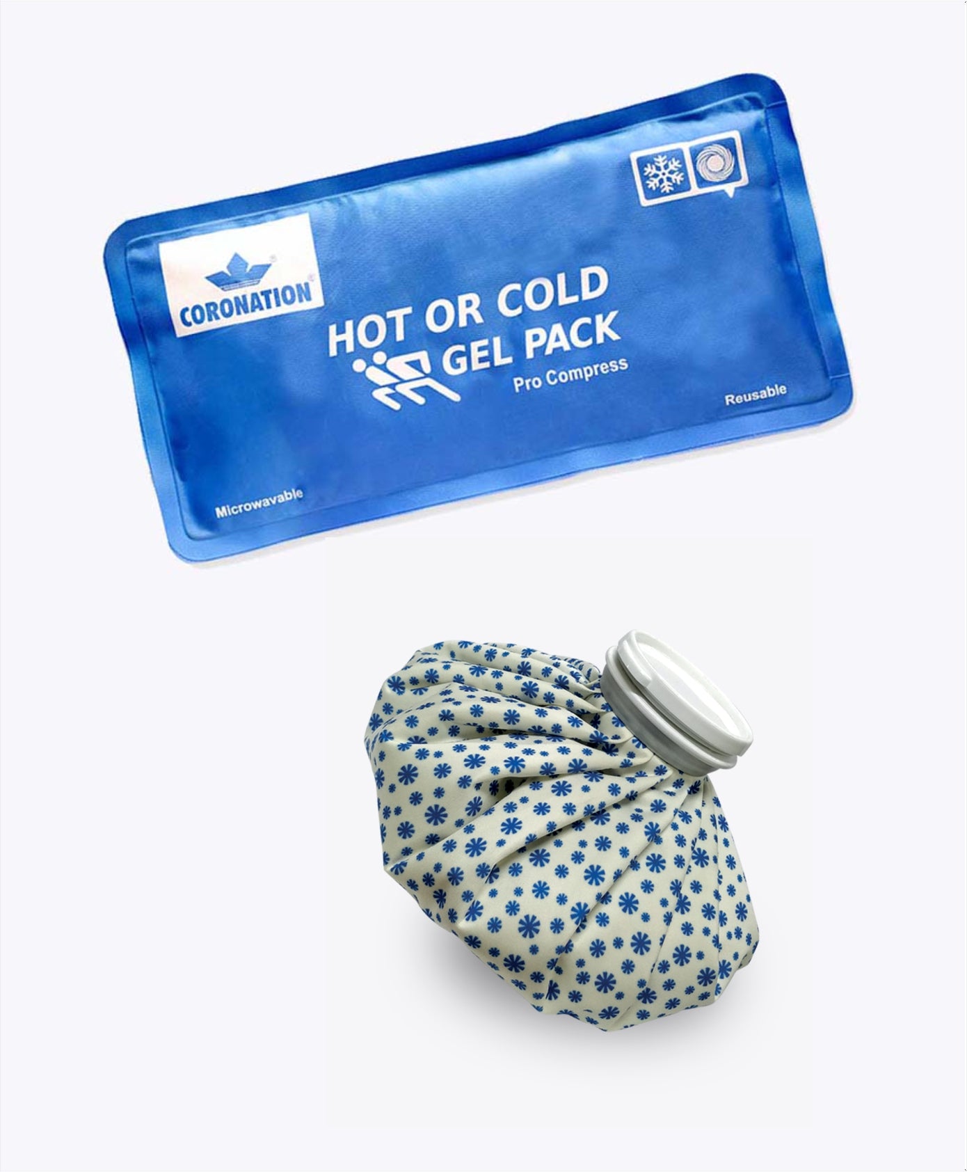 Coronation Ice Bag + Hot & Cold Gel Pack - Pro Compress Combo