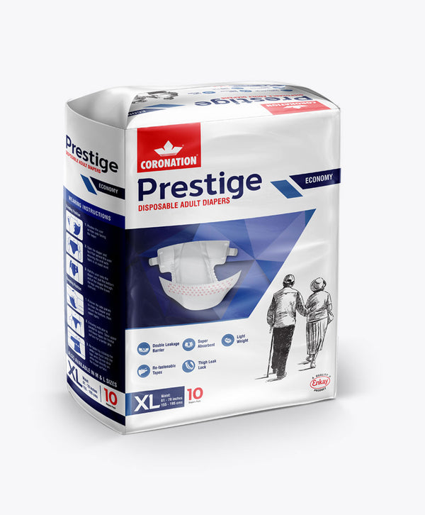 Coronation Prestige Disposable Adult Diaper (Size XL)