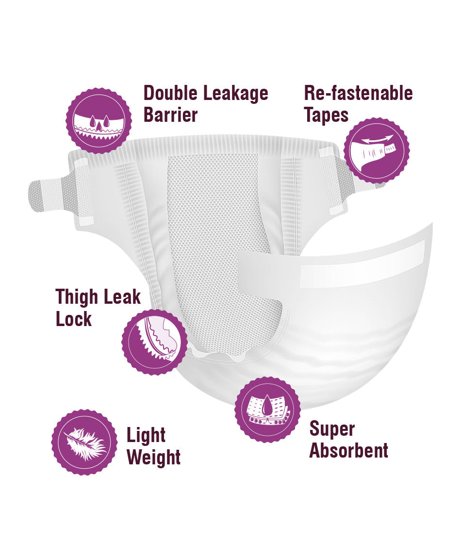 Coronation Prestige Disposable Adult Diaper (Size M)
